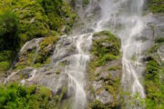 Waterfall at Manaslu Circuit Trekking