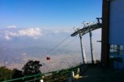 Cable car ride in Kathmandu
